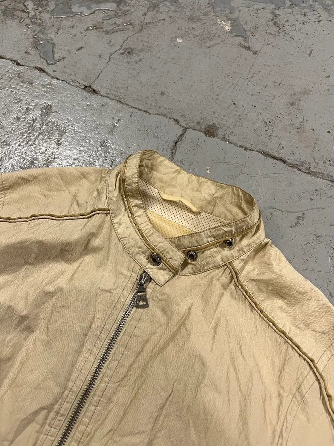 SS2005 Prada Technical Beige Nylon Linea Rossa Jacket - Image 5