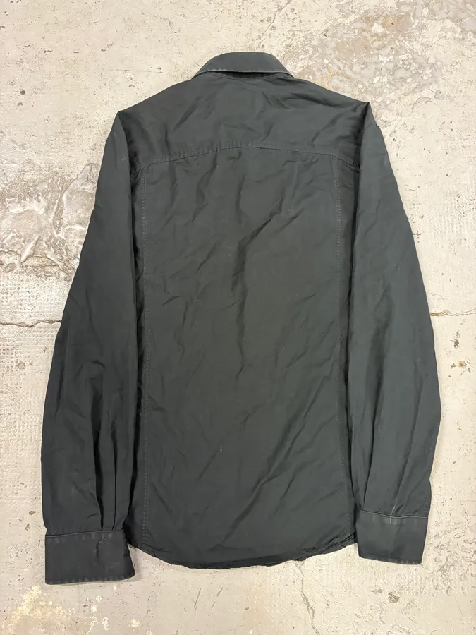 SS2006 Cavalli Cargo Multi Pockets Black Shirt - Image 6