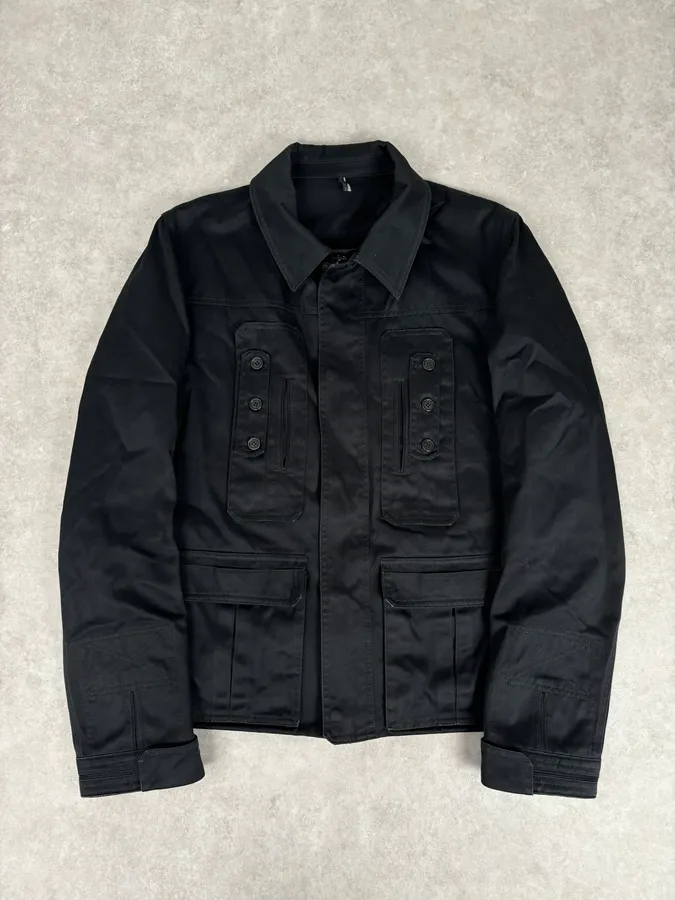 SS2006 Dior Black Utility Obscure Jacket by Hedi Slimane