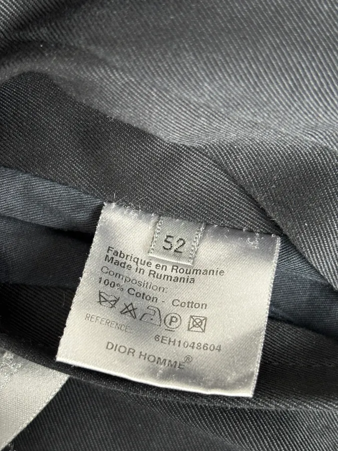 SS2006 Dior Black Utility Obscure Jacket by Hedi Slimane - Image 12