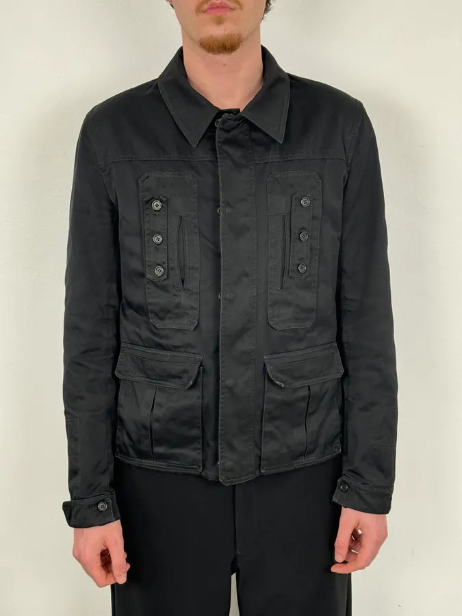SS2006 Dior Black Utility Obscure Jacket by Hedi Slimane - Image 2