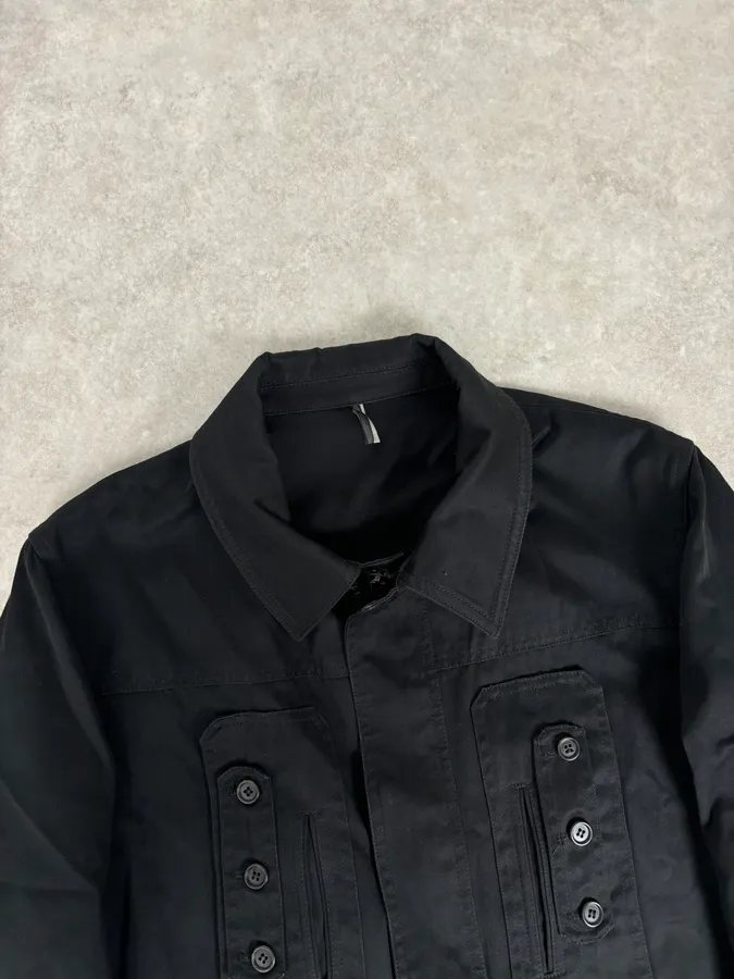 SS2006 Dior Black Utility Obscure Jacket by Hedi Slimane - Image 4