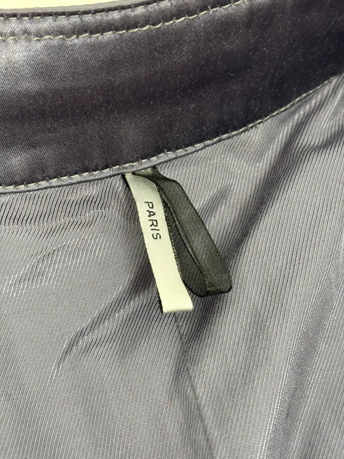 SS2006 Dior Grey Satin Avant-Garde Cargo Jacket by Hedi Slimane - Image 10