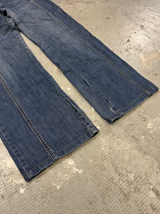 SS2006 Dolce & Gabbana Avant-Garde Blue Twisted Denim Jeans - Image 8