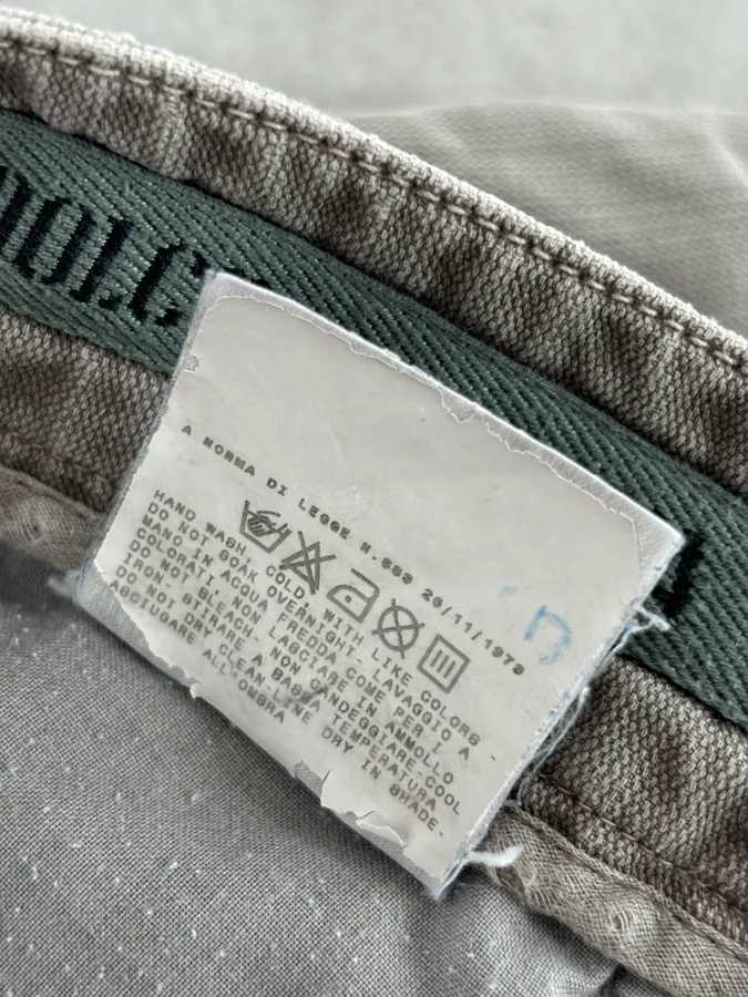 SS2006 Dolce & Gabbana Beige Cozy Cotton Pants - Image 13