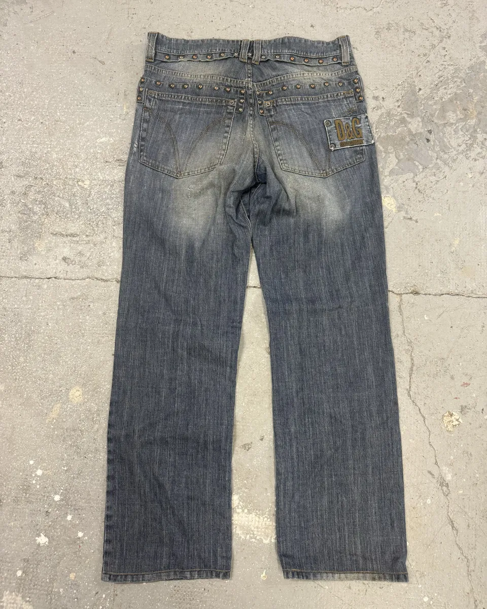 SS2006 Dolce & Gabbana Distressed Denim Jeans - Image 2
