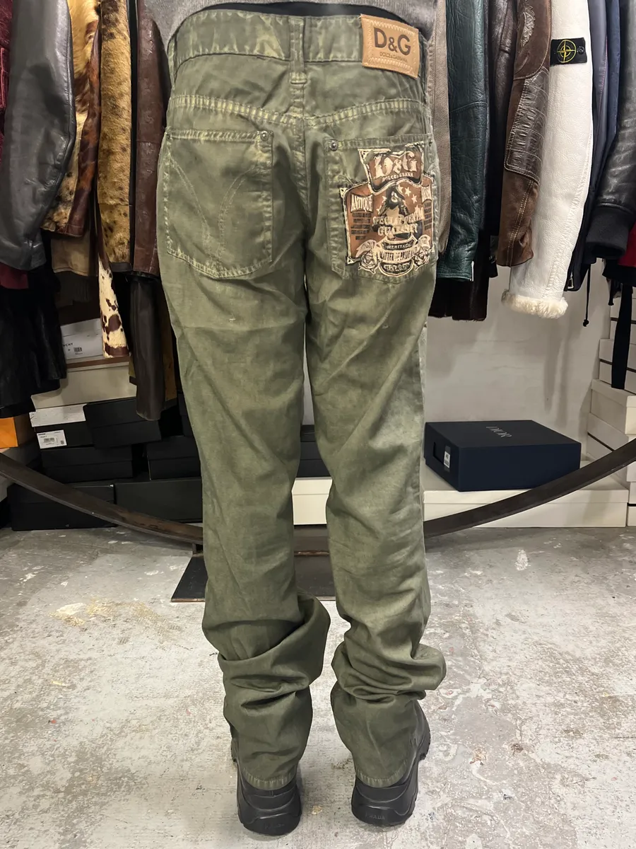 SS2006 Dolce & Gabbana Olive Green Pants