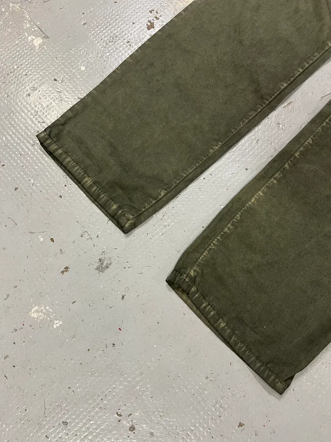 SS2006 Dolce & Gabbana Olive Green Pants - Image 7