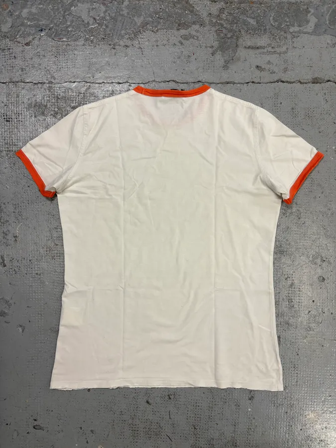 SS2006 Dsquared2 White Cotton Graphic Print T-Shirt - Image 2
