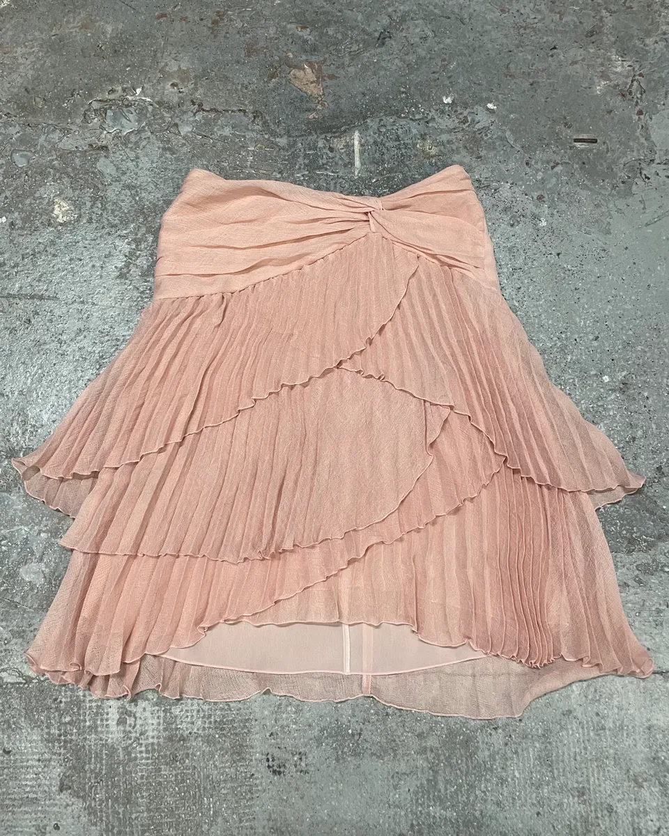 SS2006 Emporio Armani Shell Pleats Skirt