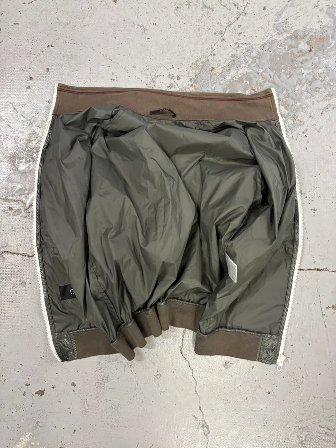 SS2006 Gucci Green Nylon Zip Windbreaker Jacket by Frida Giannini - Image 7