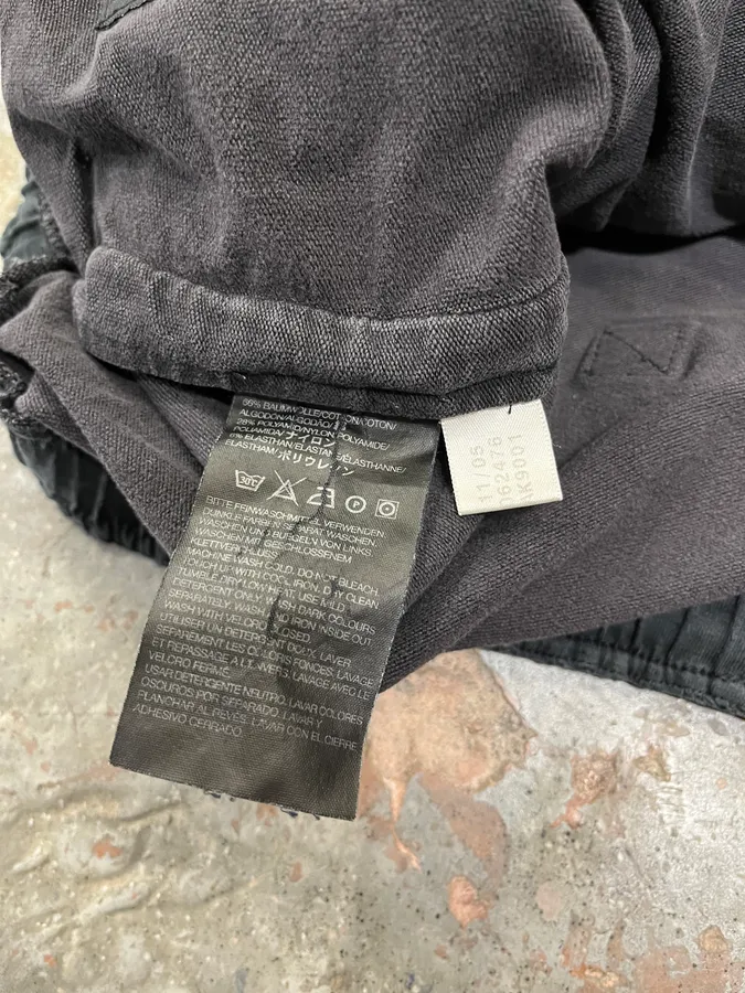 SS2006 Yohji Yamamoto Y-3 Adidas Faded Black Sweatpant - Image 9