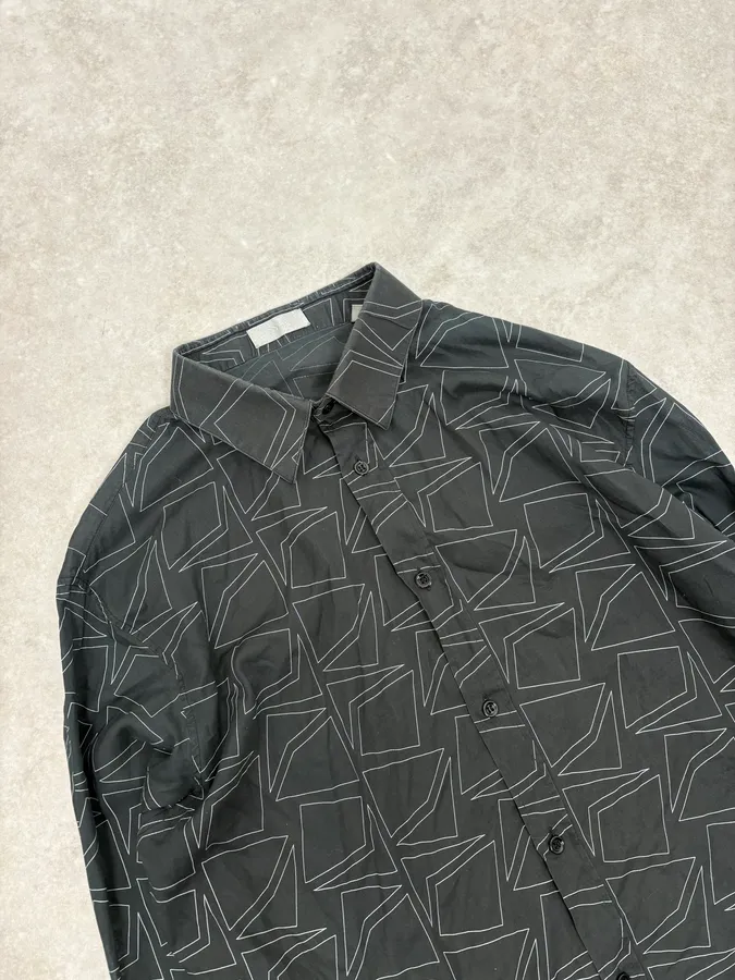 SS2007 Dior Black Stars Shirt - Image 5