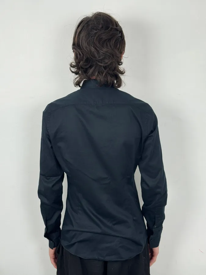 SS2007 Gucci Black Knight Embroidered Shirt by Frida Giannini - Image 3