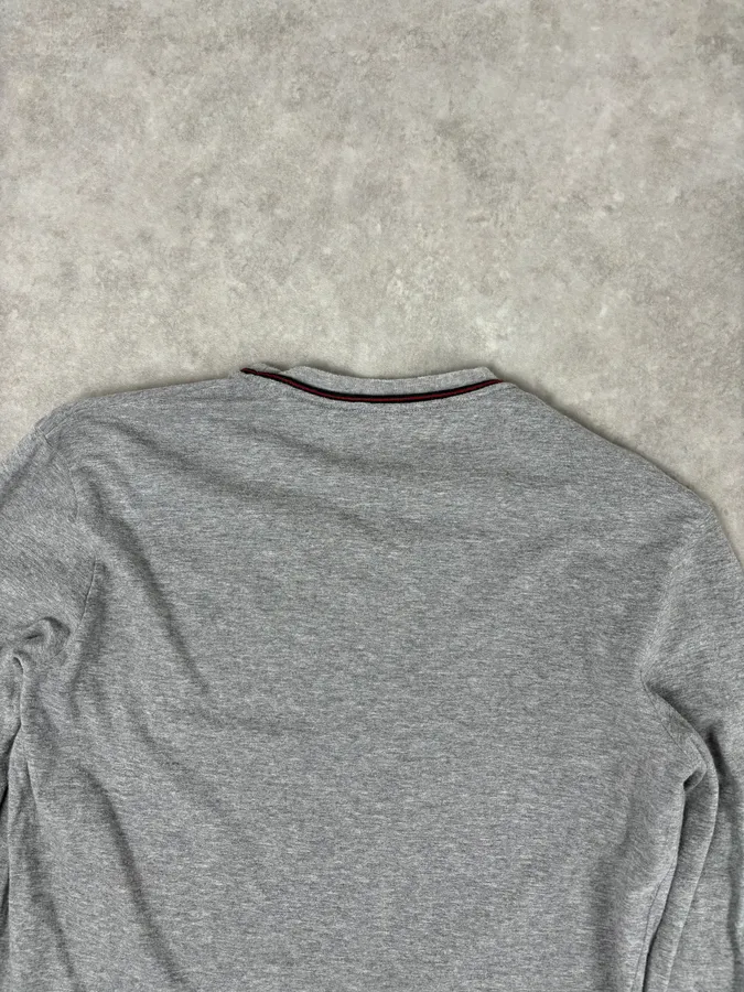 SS2007 Gucci Grey Minimalist Longsleeve T-Shirt - Image 6