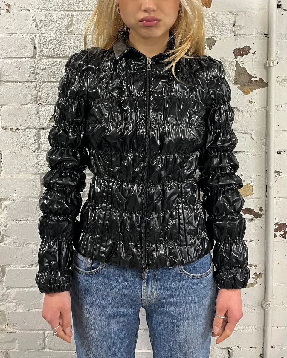 SS2007 Prada Black Reflectible Puffer Jacket