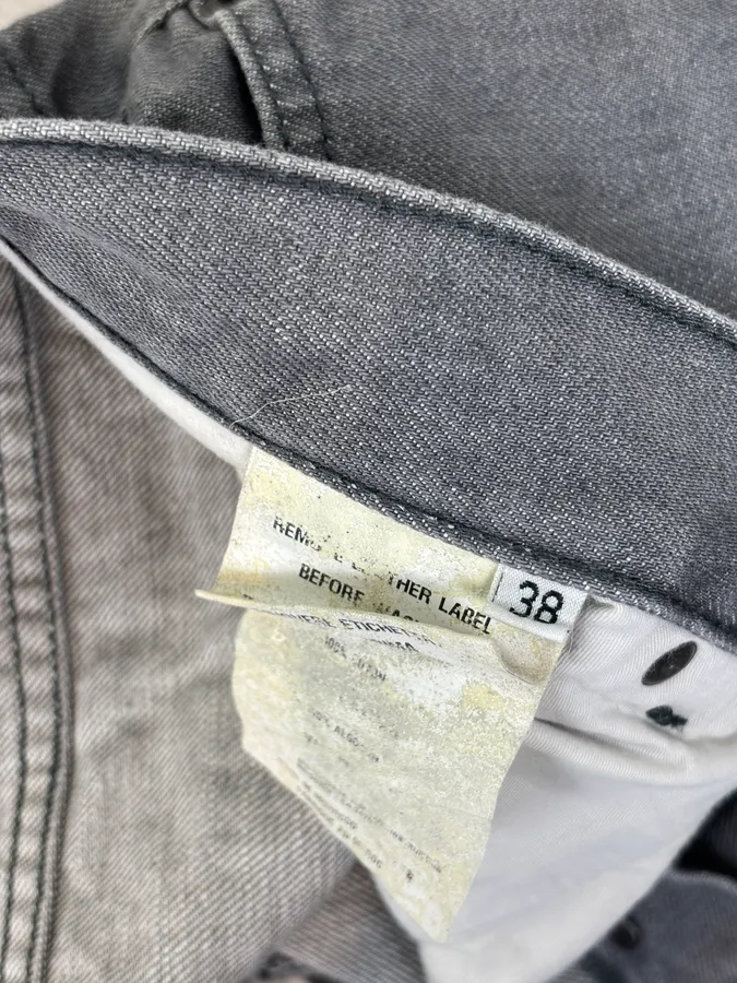 SS2007 Prada Cozy Grey Denim Jeans - Image 12