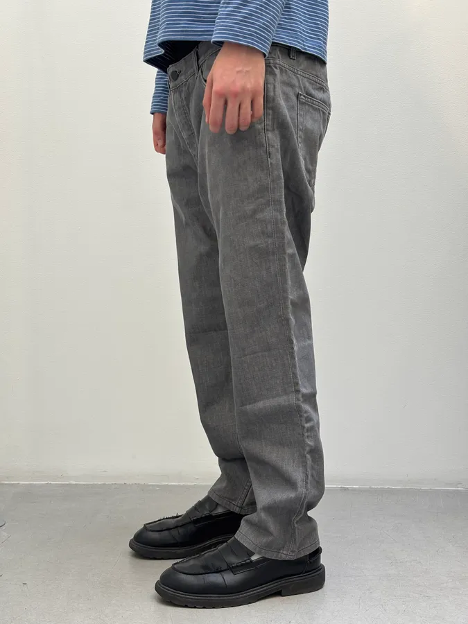 SS2007 Prada Cozy Grey Denim Jeans - Image 2