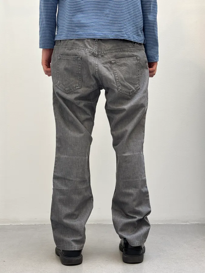SS2007 Prada Cozy Grey Denim Jeans - Image 3