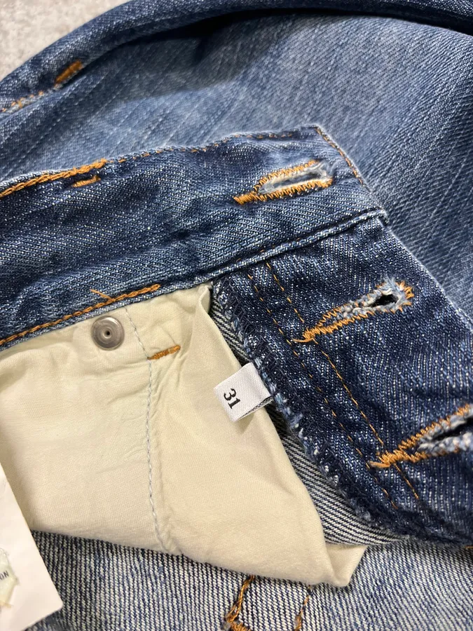 SS2007 Prada Faded Blue Denim Jeans - Image 13