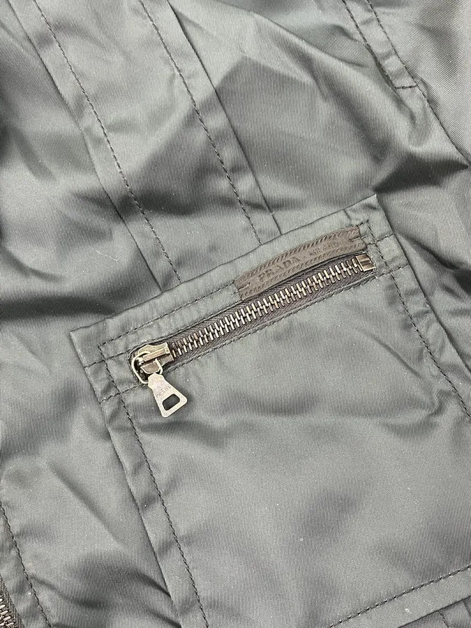 SS2007 Prada Fir Green Nylon Cargo Light Jacket - Image 11