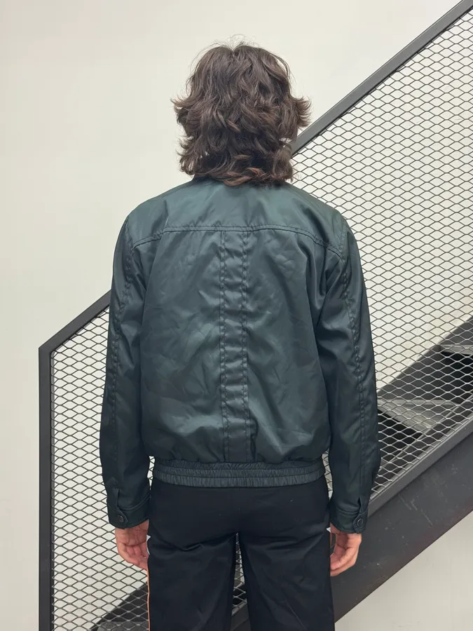 SS2007 Prada Fir Green Nylon Cargo Light Jacket - Image 3