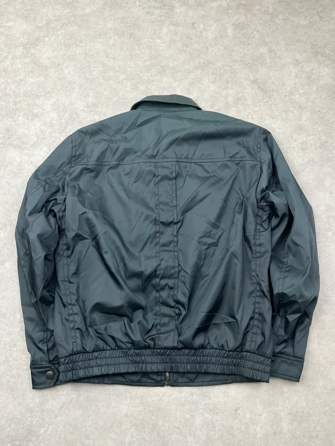 SS2007 Prada Fir Green Nylon Cargo Light Jacket - Image 6