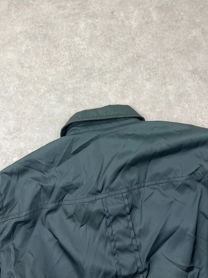 SS2007 Prada Fir Green Nylon Cargo Light Jacket - Image 7