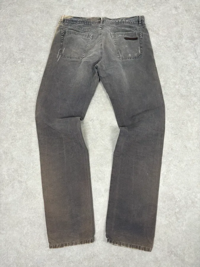 SS2007 Prada Grey Faded Chinos Pants - Image 6