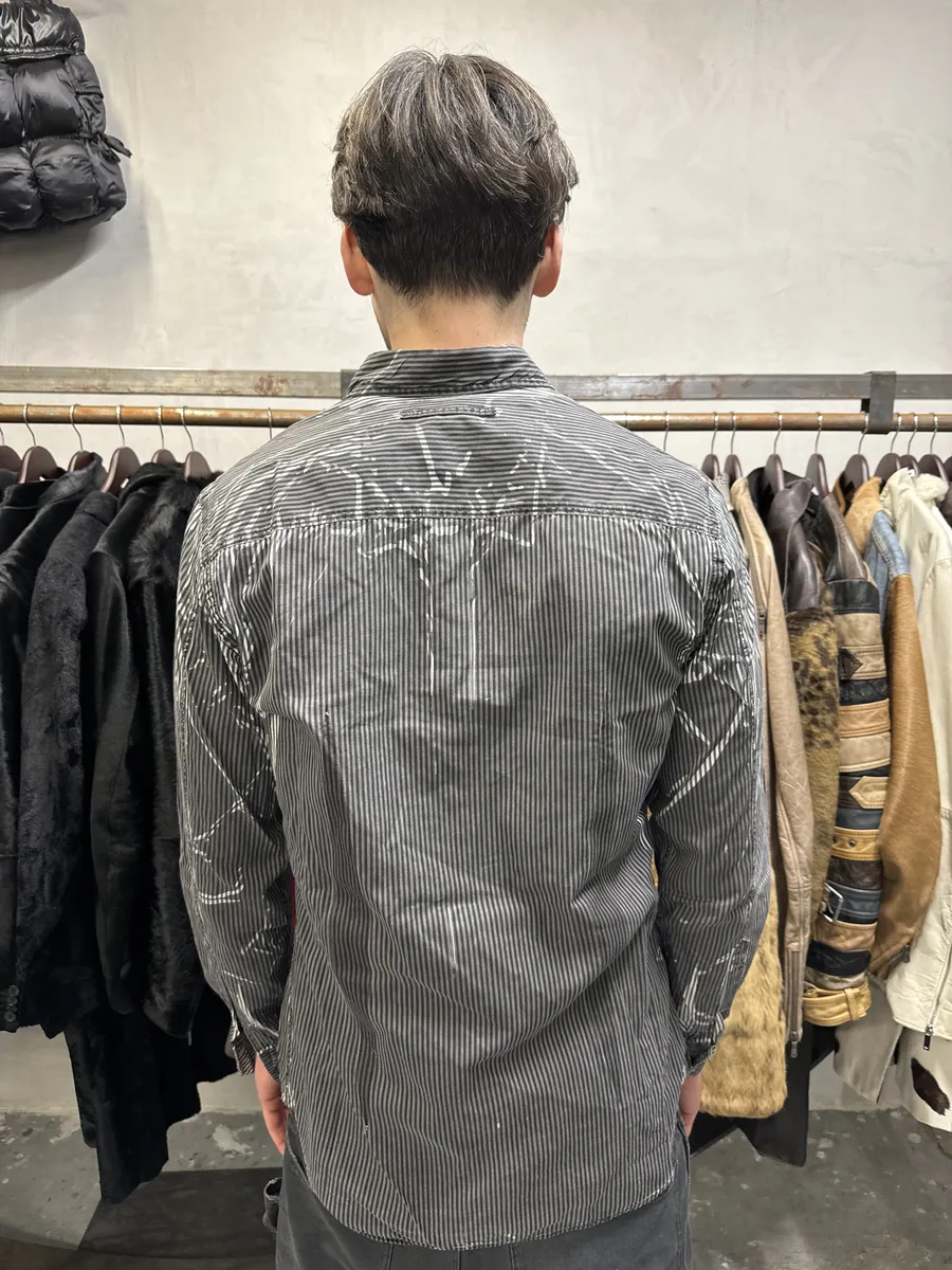 SS2007 Prada Ligth Grey Contemporary Shirt - Image 3