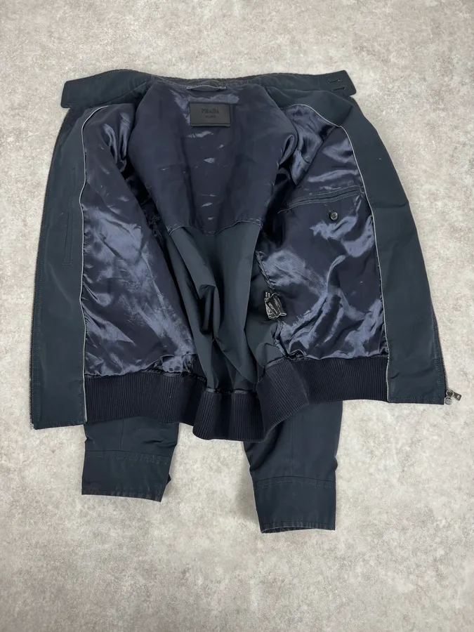 SS2007 Prada Navy Classy Jacket - Image 7