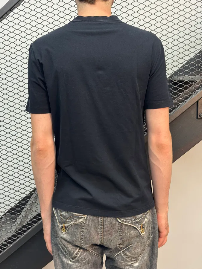 SS2007 Prada Navy Pocket T-Shirt - Image 3