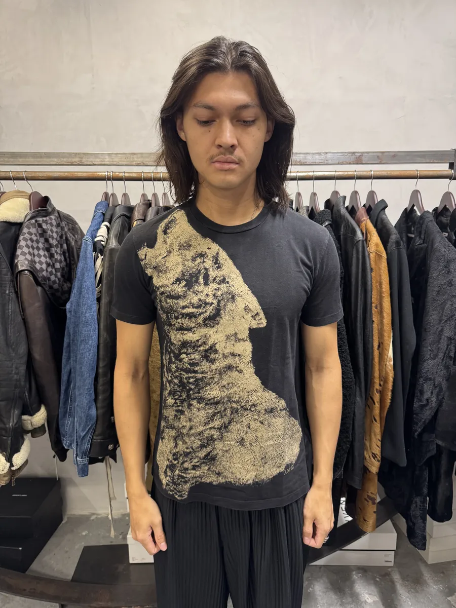 SS2008 Alexander Mcqueen Black Wolf T-Shirt - Image 2