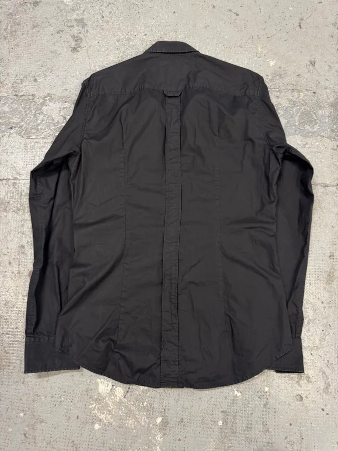 SS2008 Dolce & Gabbana Black Zip Cargo Shirt - Image 6