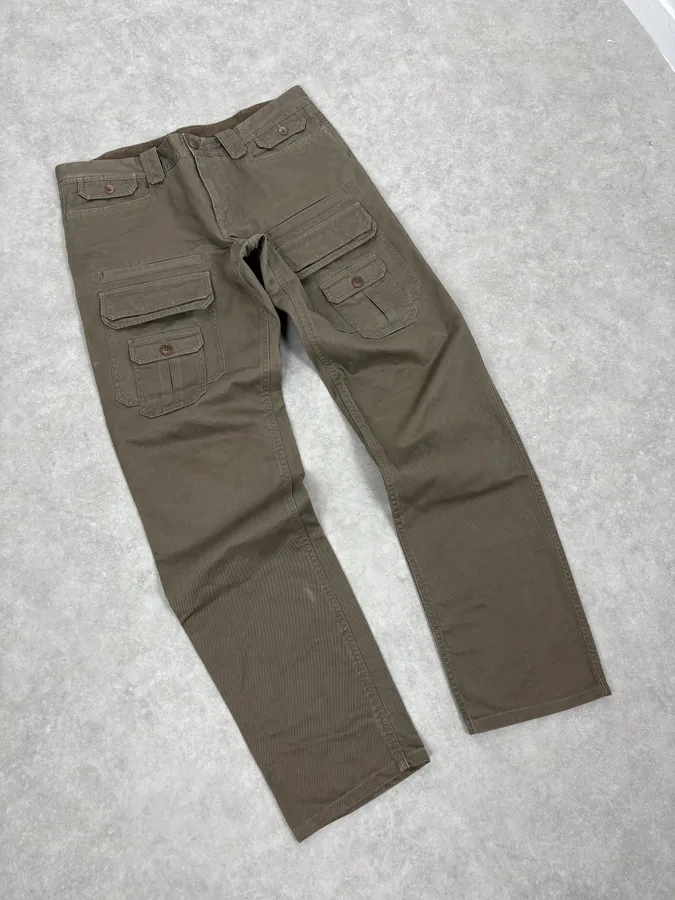 SS2008 Dolce & Gabbana Khaki Brown Cargo Utility Pants - Image 5