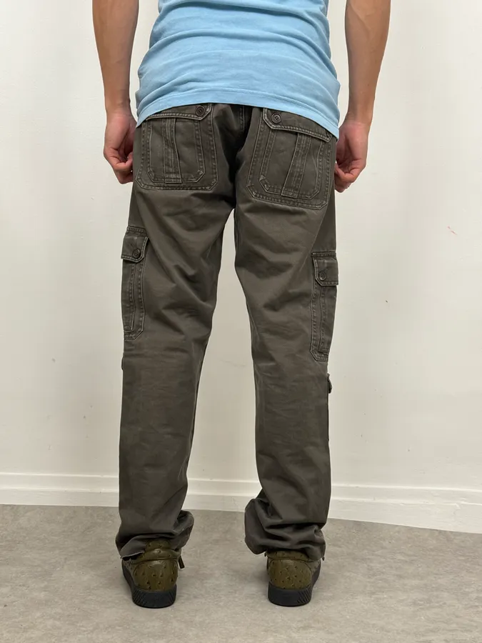 SS2008 Dolce & Gabbana Multi Pockets Olive Cargo Pants - Image 4