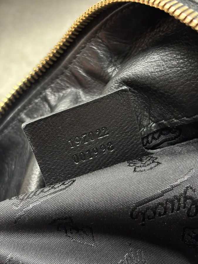 SS2008 Gucci Black & Silver Python Leather Tote Bag by Frida Giannini - Image 20