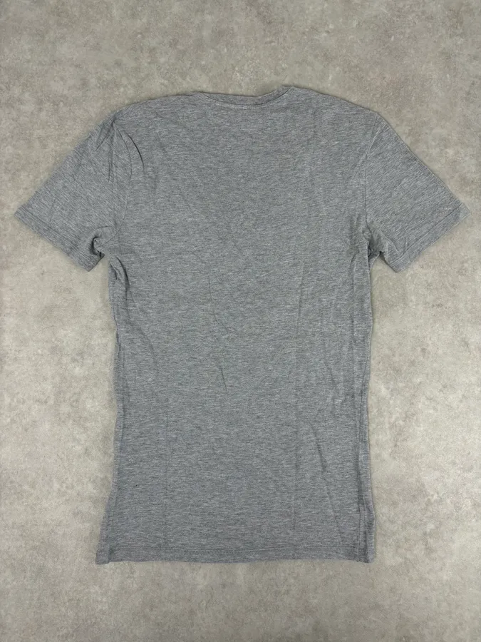 SS2008 Gucci Grey V-Neck Bird T-Shirt - Image 5