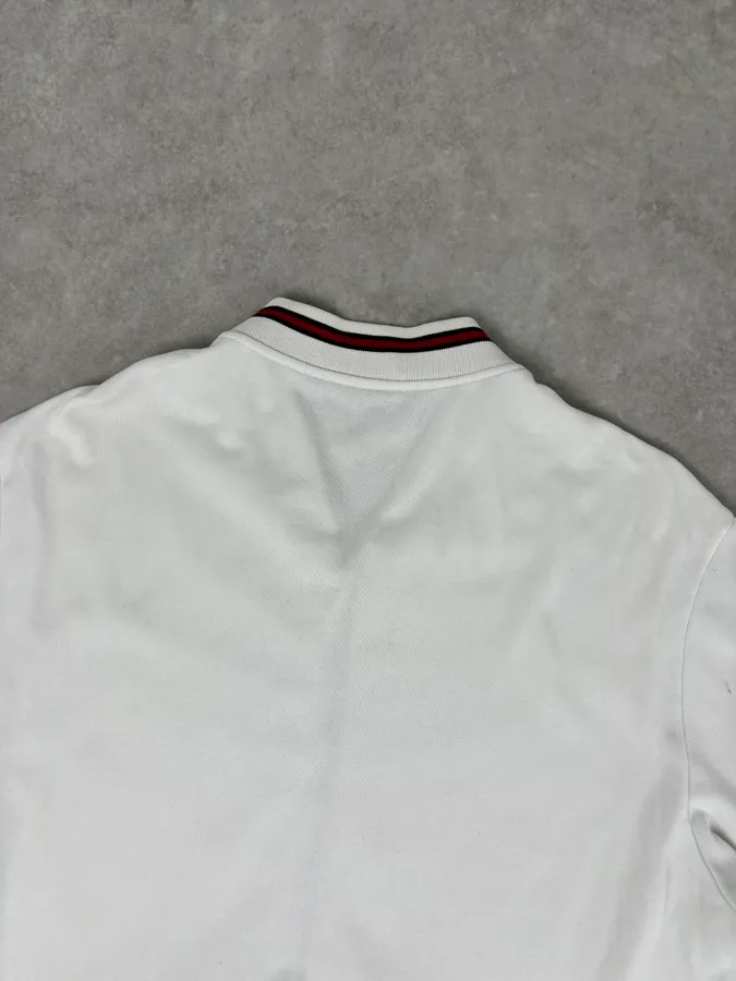 SS2008 Gucci White Signature Zip-Up Sweater by Frida Giannini - Image 6