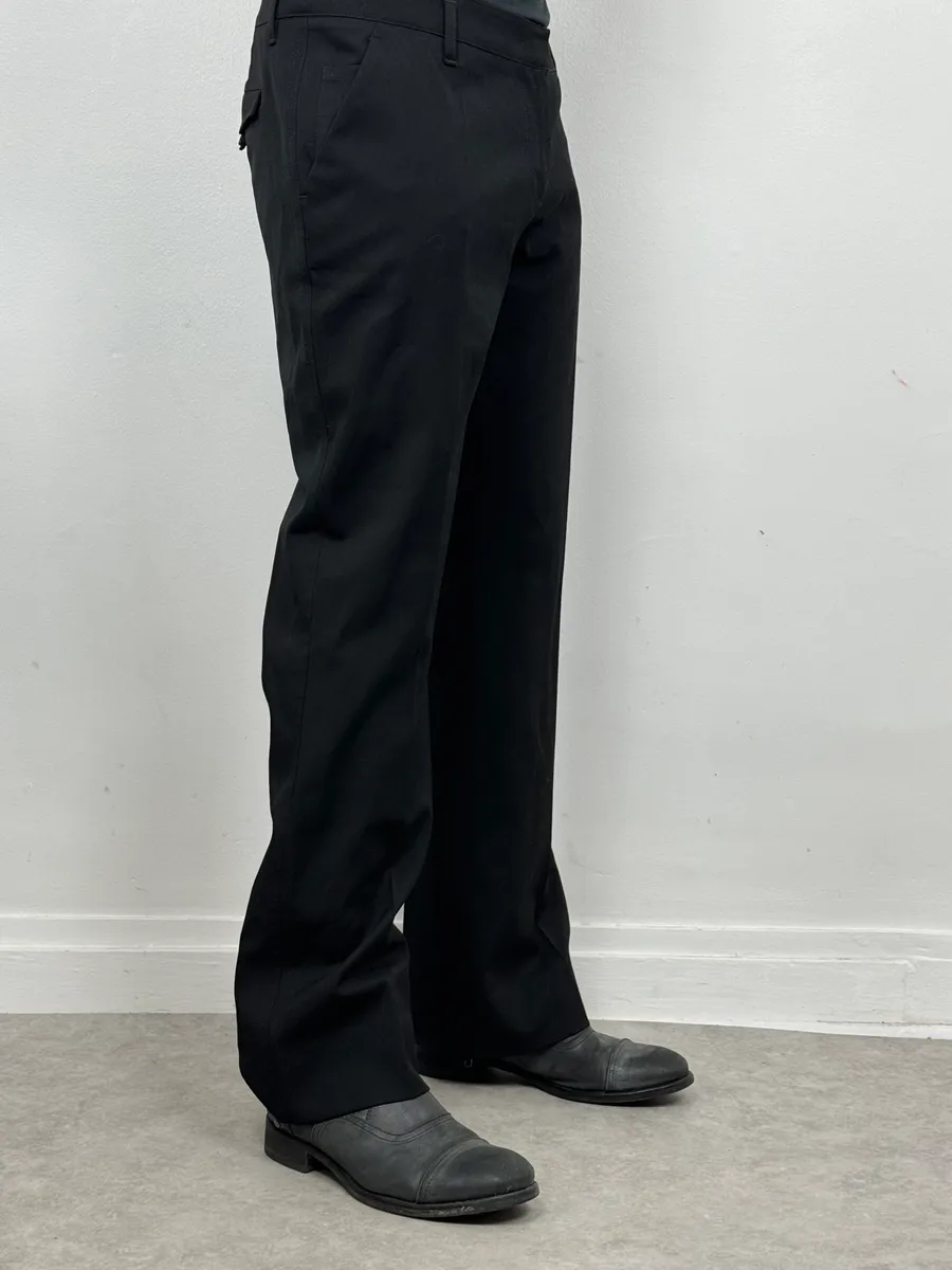 SS2008 Prada Black Tailored Pants - Image 2