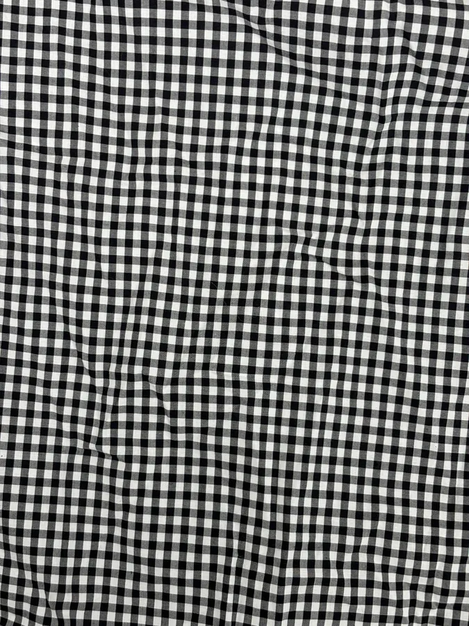 SS2008 Prada Black White Checkered Shirt - Image 8