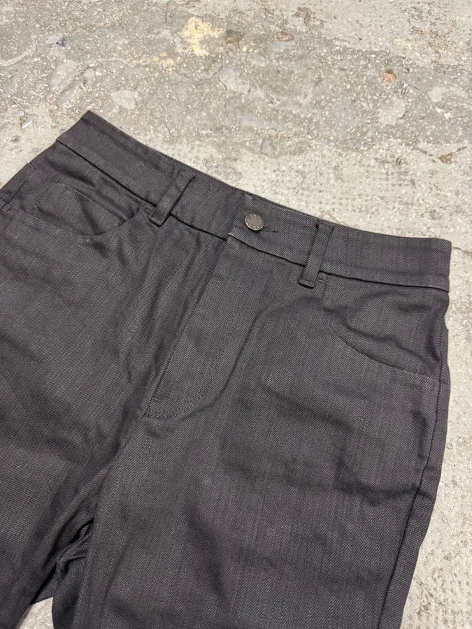 SS2008 Prada Dark Grey Denim Shorts - Image 8