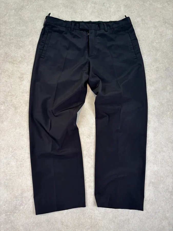 SS2008 Prada Linea Rossa Black Technical Trousers