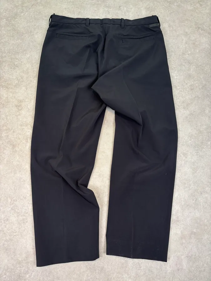 SS2008 Prada Linea Rossa Black Technical Trousers - Image 6