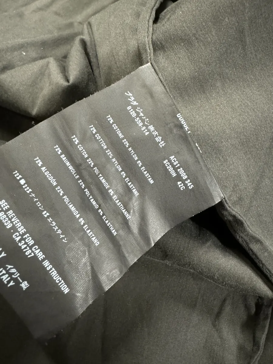 SS2008 Prada Lined Black Grey Shirt - Image 3