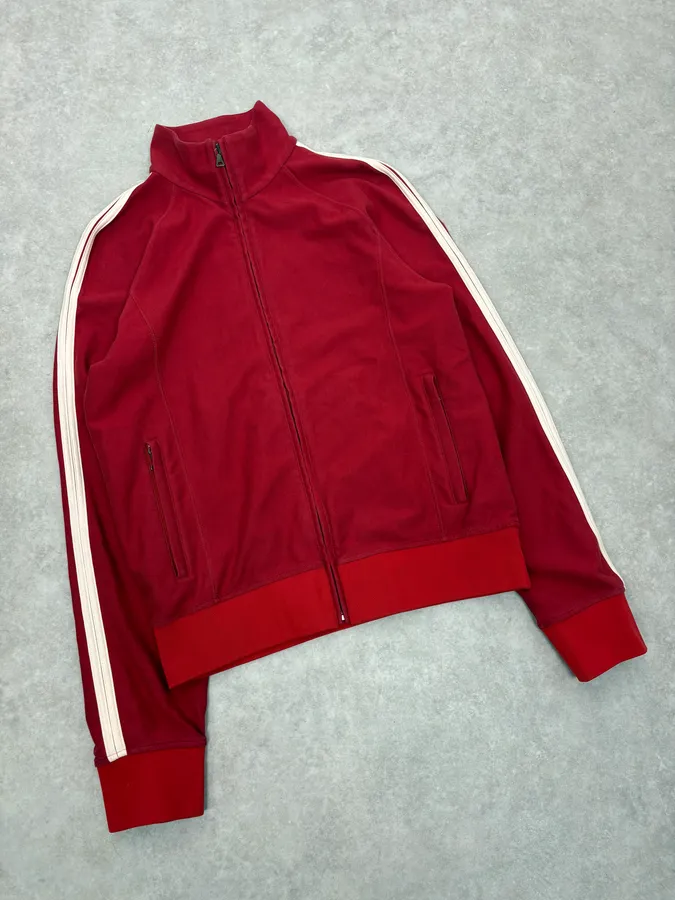 SS2008 Prada Red Zip-Up Sweater - Image 4