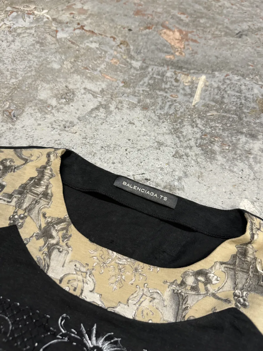 SS2009 Balenciaga Black Contemporary T-Shirt - Image 9