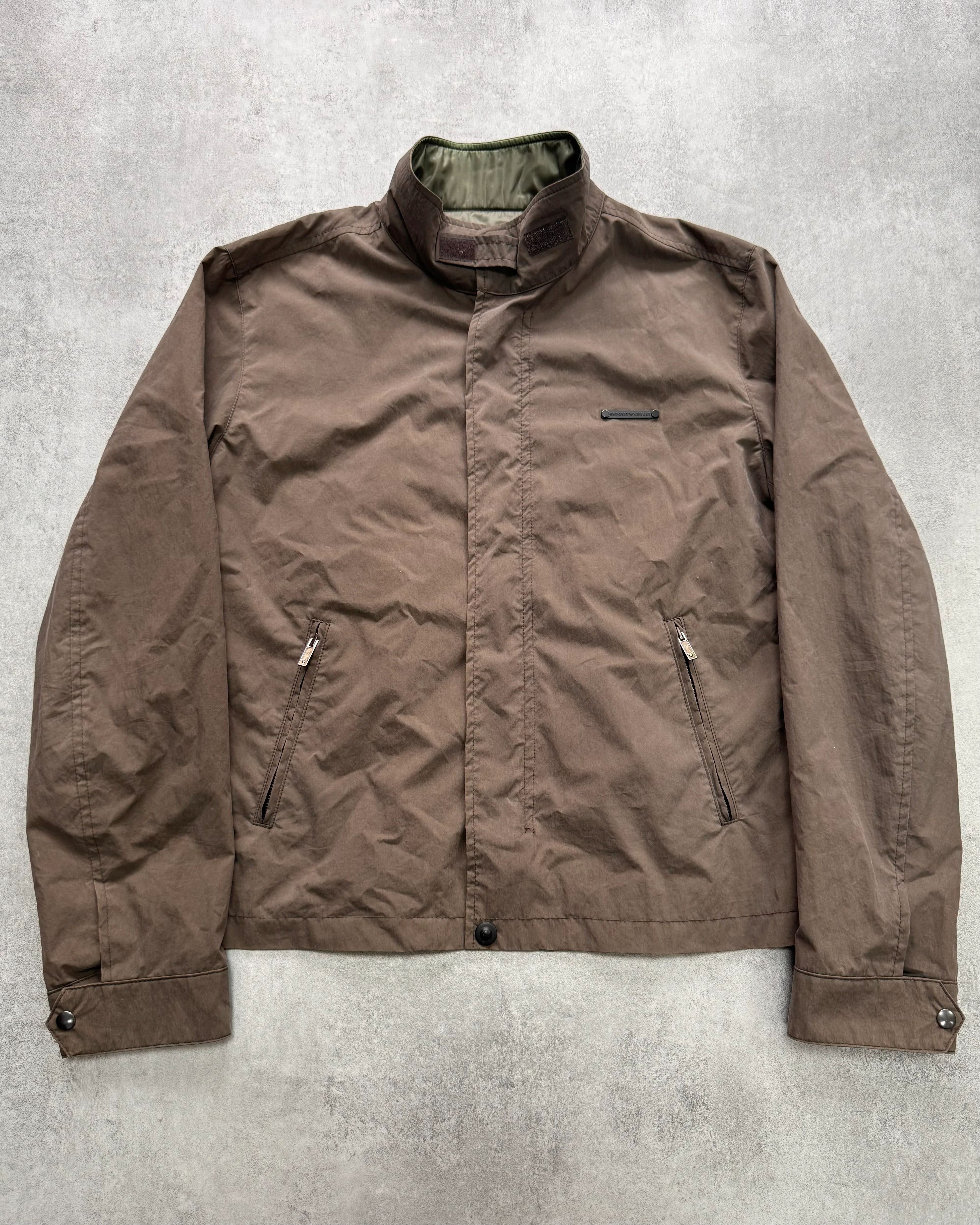 SS2009 Emporio Armani Minimalist Brown Jacket