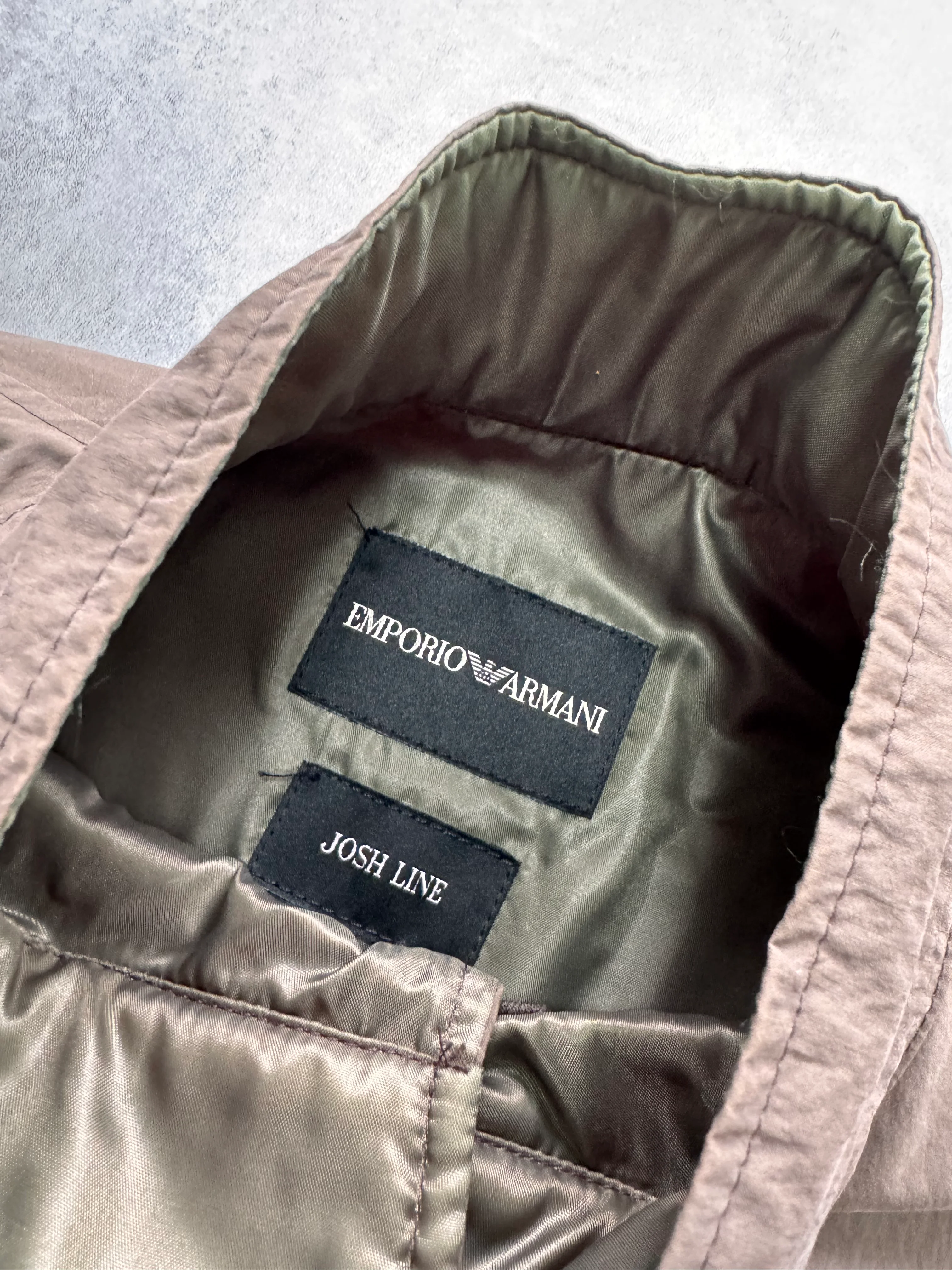 SS2009 Emporio Armani Minimalist Brown Jacket - Image 4