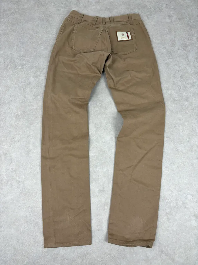 SS2009 Gucci Beige Classy Slim Pants - Image 6